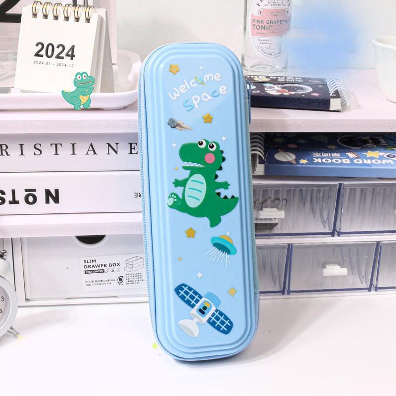 

Cute Large Capacity Capybara Pen Bag Waterproof Single Layer Stationery Storage Bag Zipper Funny Pen Pouch Children 21cm