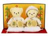 [Petit Lou] Wedding Anniversary Bear In White Kimono and Hakama (Sapphire Wedding Anniversary, Normal)