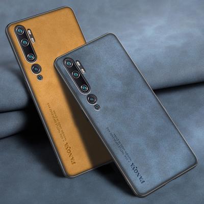 Luksusowe etui ze skóry PU do Xiaomi Mi Note 10 Pro 10Pro etui matowe silikonowe etui ochronne na telefon do Xiaomi Mi CC9 Pro Coque