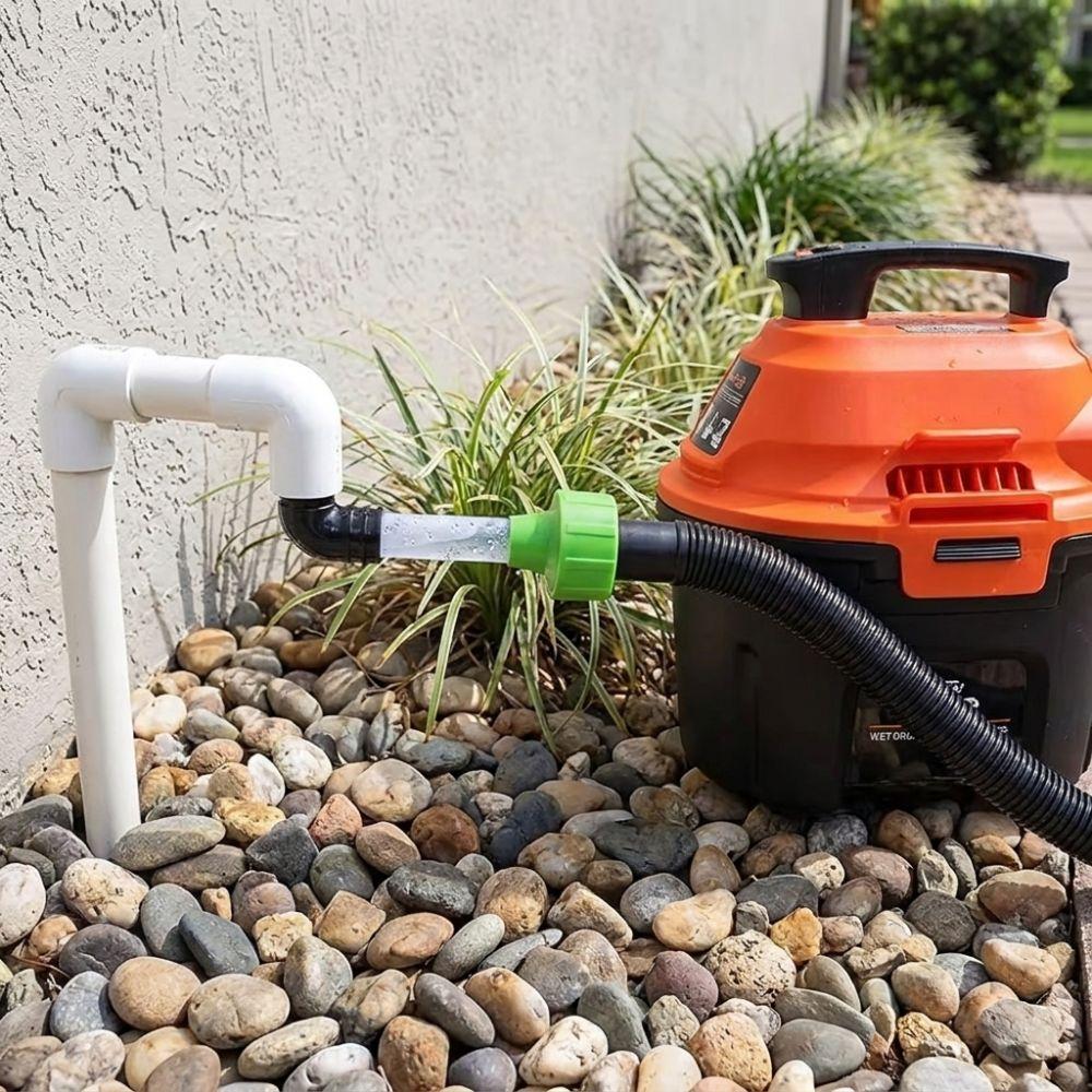 Plastic AC Condensate Drain Unclogger Universal Vacuum Unclog Connector Tool  Cooling System