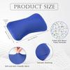 Microbead Neck Pillow Cervical Pillow Portable Support Headrest Cushion for Camping Road Trip Traveling Airplane Car Bed Flight