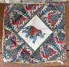 Old Stock Vintage Indian Animal Print Cushion Cover | Handmade Ethnic Textile