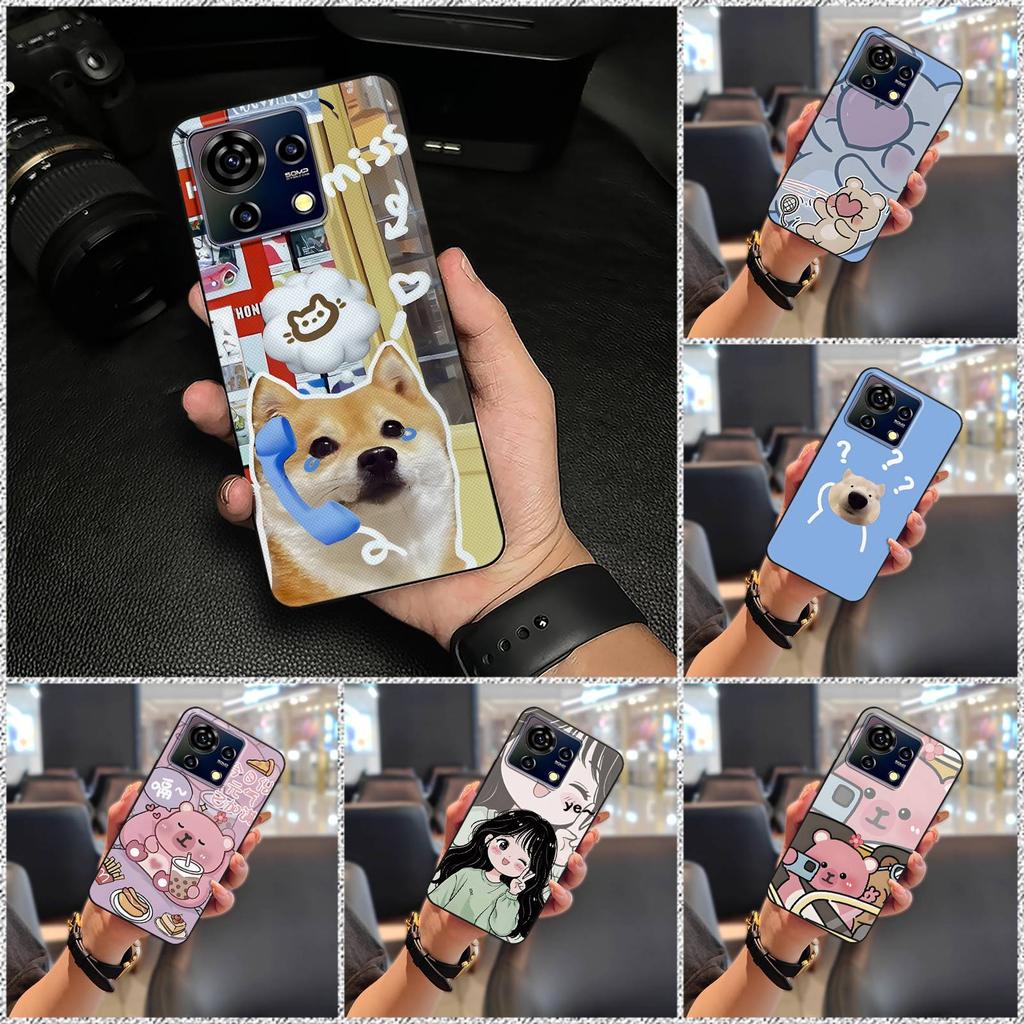 Graffiti Fashion Design Phone Case For ZTE Blade V50 Vita Silicone Protective Cute Durable Shockproof TPU Phone Pouch