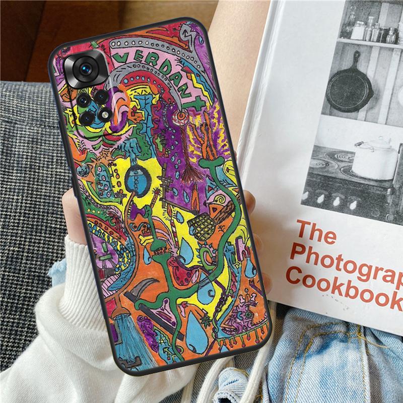 Indie Hippie Art For Xiaomi Redmi Note 13 Pro 9 10 11 12 14 Pro 11S 12S Phone Case For Redmi 12C 13C 14C 10C