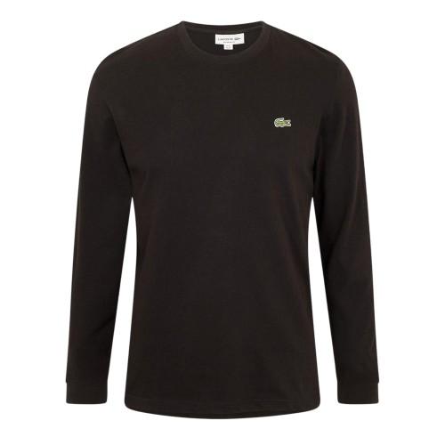Lacoste Mens Embroidered Logo Jersey Long-Sleeved T-Shirt