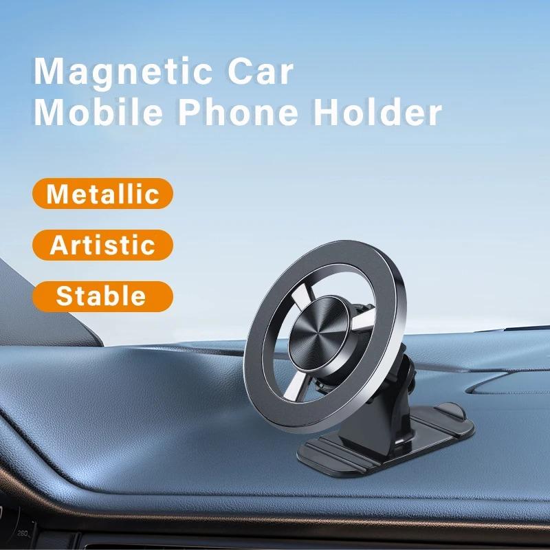 For Magsafe Magnet Mobile Phone Stand for iPhone 14 15 Pro/Max/Plus Samsung 360° Rotation Magnetic Holder Car Dashbroad Bracket
