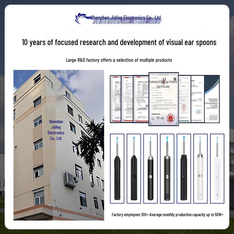 HD Smart Ear Cleaning Kit with WiFi Light & Phone Connection
