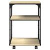 Vidaxl Printer Stand, 3-Tier, Sonoma Oak, 43X48X64 Cm