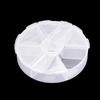 Round and Square Transparent Multi-Grid Jewelry Storage Boxes