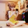 11.5cm Sitting Pose Game Console Anime Figure Trend Toy Desktop Ornament Pc Case Pvc Statue Decoration Collectible Model Gifts