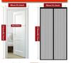 Heavy Duty Magnetic Screen Door Mesh Curtain Mosquito Net Bug Hands Free Partition Mute Striped Door Curtain Bedroom Ventilation