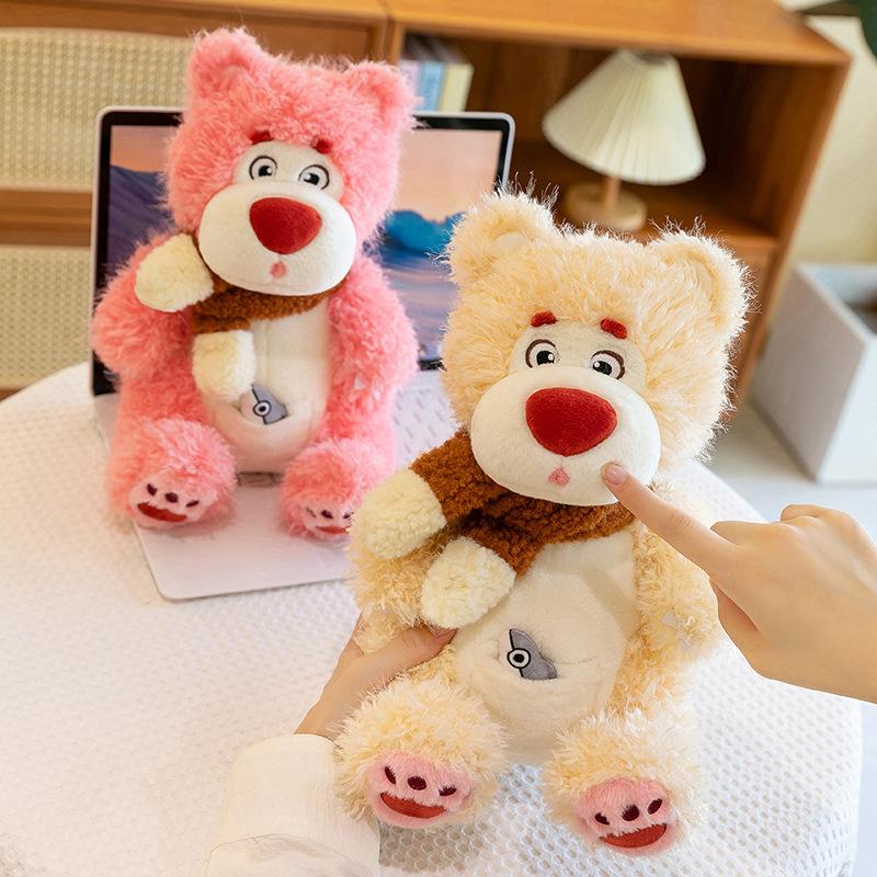 New Cute Scarf Teddy Bear Doll Creative Plush Toy Bear Doll Birthday Gift