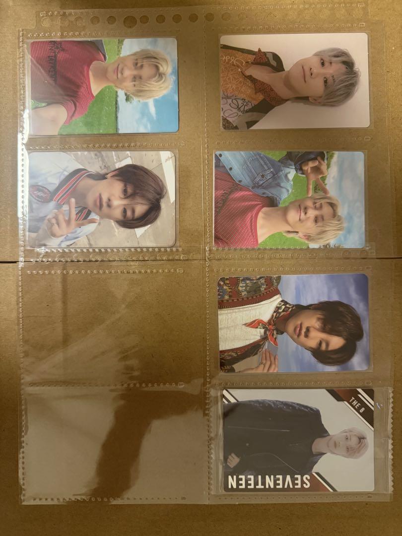 

[USED] SEVENTEEN, the8, Minghao, past album trading cards