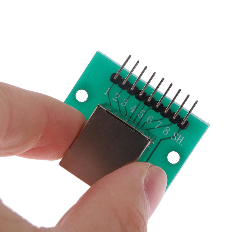 1Pcs Rj45 Adapter Board To Xh2.54 Modular Ethernet Connector Adapter Network Interface + Breakout Board + Pin Header