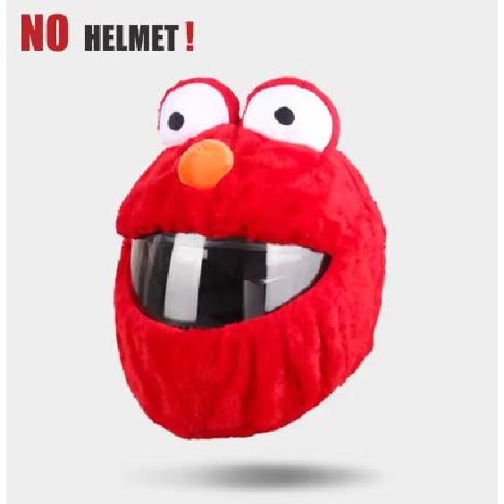 Motorcycle Full Helmet Cover Cartoon Plush Animal Helmet Cover Fabric Protection Funny Helmet Cover Motorcycle AccessoriesSpeed Sensors 6