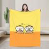 Joke Bear Blanket  Warm Soft Comfortable Plush Throw Blanket For Outdoor Airplane Travel Flannel Bedspread Bed Cover