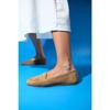 F02 Clay Suede Women's Ballerinas
