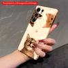 2DFlat Samsung phone case Cute Kittens Love Design Phone Case Applicable to Galaxy S23 S24 S25ULTRA S26 A12 A14 A15 A16 A54 A55