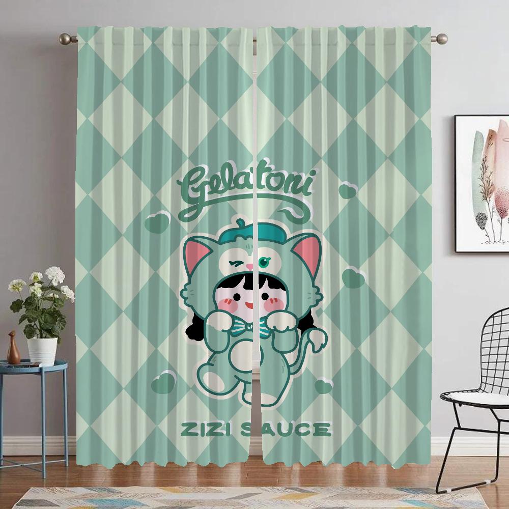Living Room Space Design Lightblocking Drape Sheer for Bedroom Halloween Ornament Divider for Charming Girl Covers Home Interior Draperies ideal