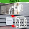 2Pcs Dryer Vents Bird Guard Replacement Carbon Steel Ventilation Bird Cage for 3 To 4inch Exhaust Fan Cover Easy To Use