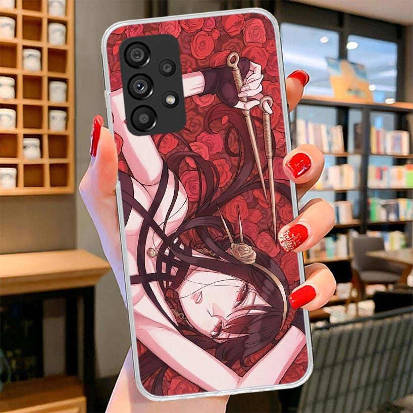S-Spy Family Yor F-Forger Phone Case For Samsung Galaxy A12 A22 A32 A52 A72 A02S Phone Case Note 20 Ultra 10 S10 Plus A51 A71 A5