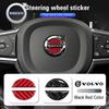 For Car Steering Wheel Stickers Carbon Fiber Sticker Accessories For Volvo Xc60 Xc90 V40 V60 S60 V50 V90 S80 C40 XC40 V70