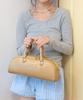 PRENDS SOIN DE TOI Half Moon Tote Bowling Bag Butter Yellow