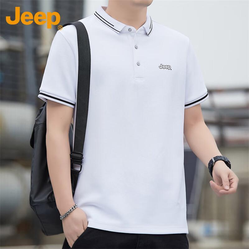 JEEP Men s Summer Business Casual Cooling Polo Shirt XL