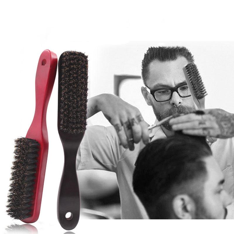 Bristle Beard Brush Men's Beard Styling Brush Solid Wood Beard Styling Tools