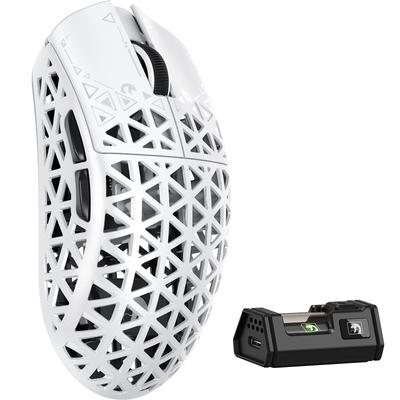 MAMBASNAKE M5 Ultra Kulfiber Trådløs Gaming Trådløs Nordic52840 Mus, Ultralet 39g±3g (PAW3950MAX), 8000Hz, 2,4g/Bluetooth/USB-C,