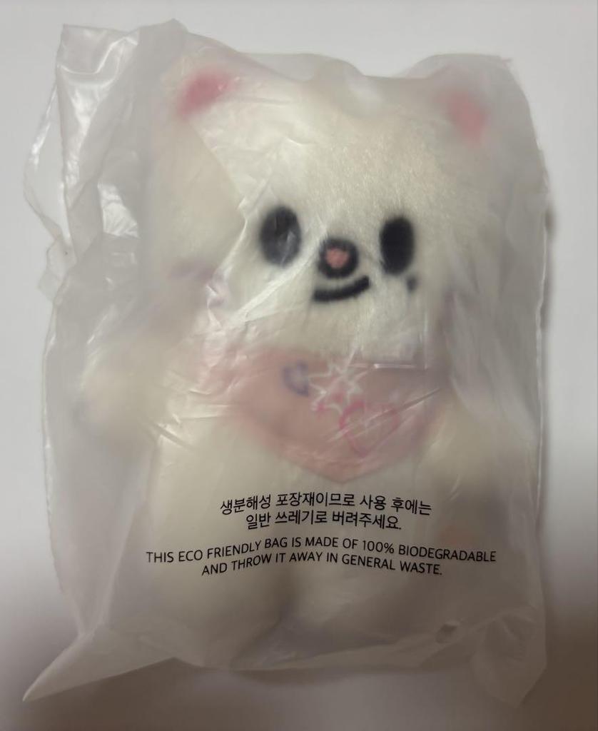 [USED] Stray Kids stuffed toy Ginillet fan meeting goods md 10cm