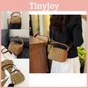 Elegant Khaki Plaid Canvas Small Handbag Stylish Everyday Crossbody For Fashion Lovers
