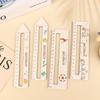 Wooden Size Children'S Learning Ruler For Back To School Season Children'S Commendation Gift For Back To School Season