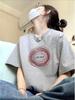 Women's Summer 2025 Heavyweight Cotton Loose-Fit Short-Sleeve T-Shirt