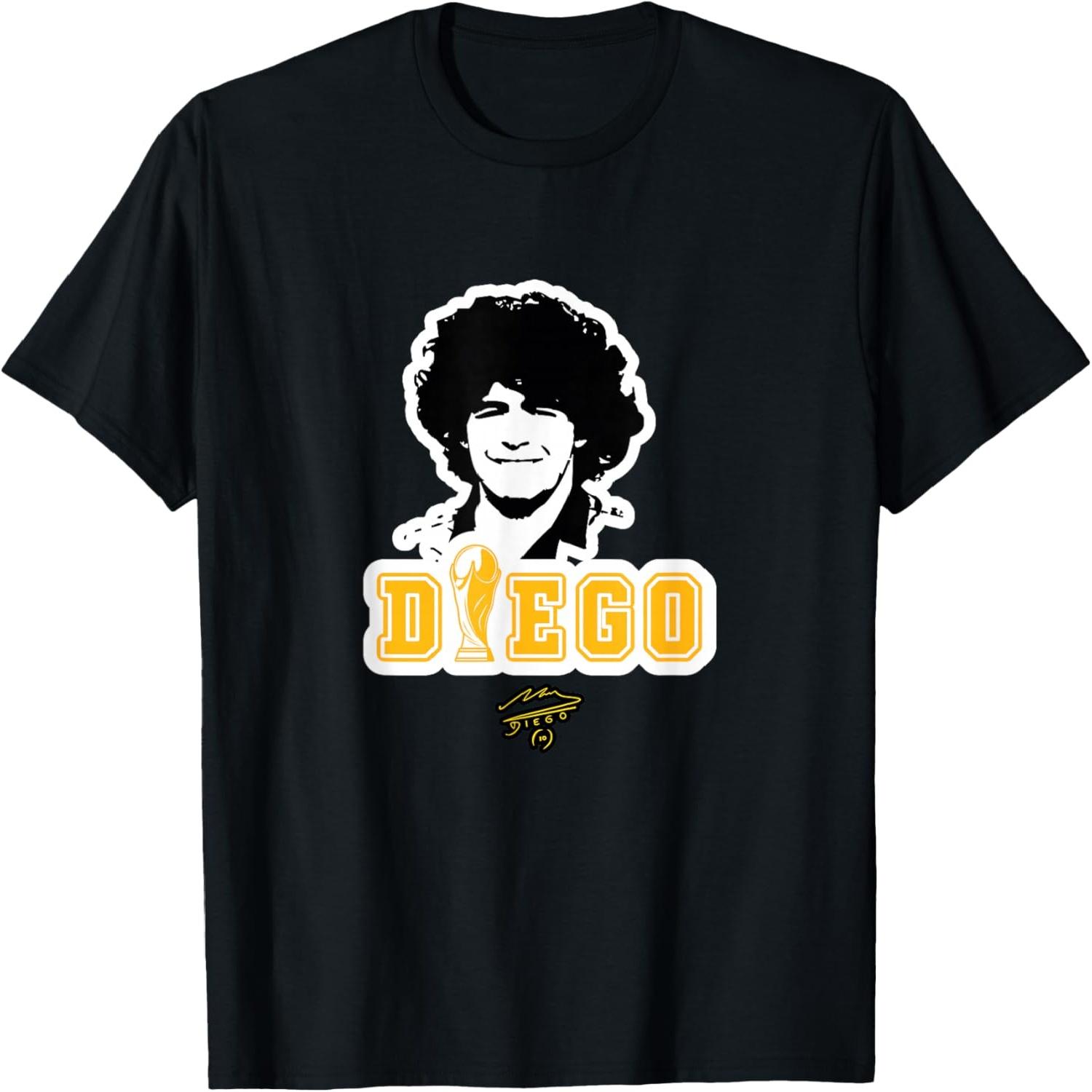 Maradona Diego Stencil T-Shirt S