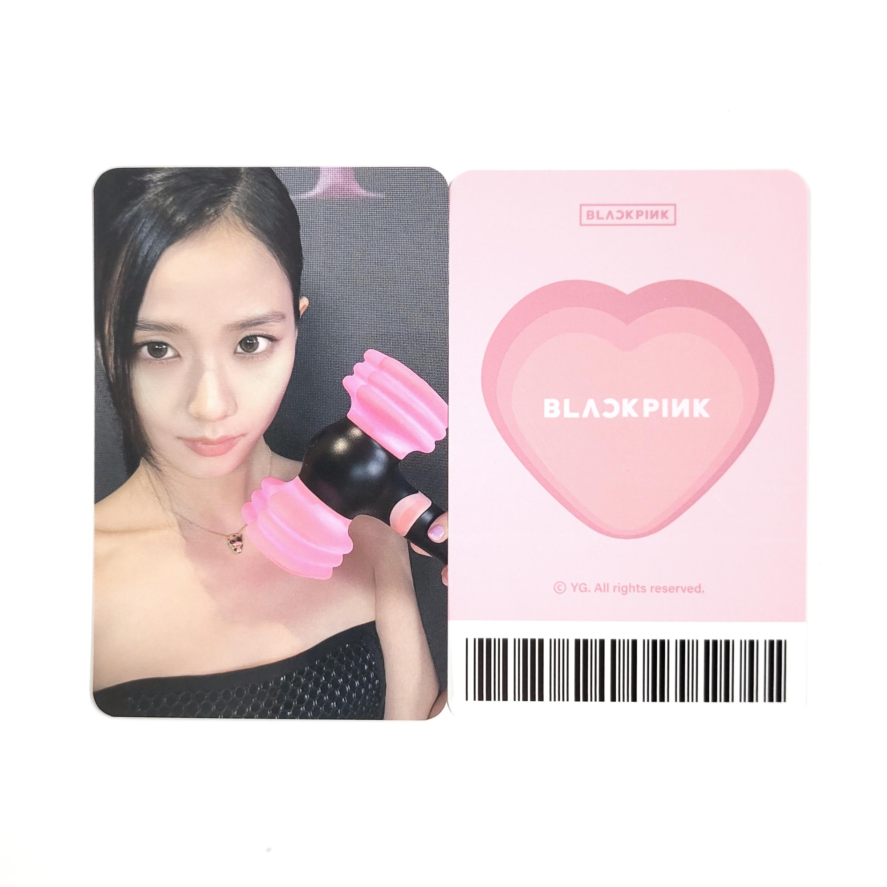 BLACKPINK Light Stick ver.2 Специальная фотокарточка Weverse JISOO