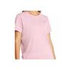 Under Armour Tech Twist Short Sleeve Logo Graphic Crew Neck T-Shirt Women Tops Light-Pink 1384244-697