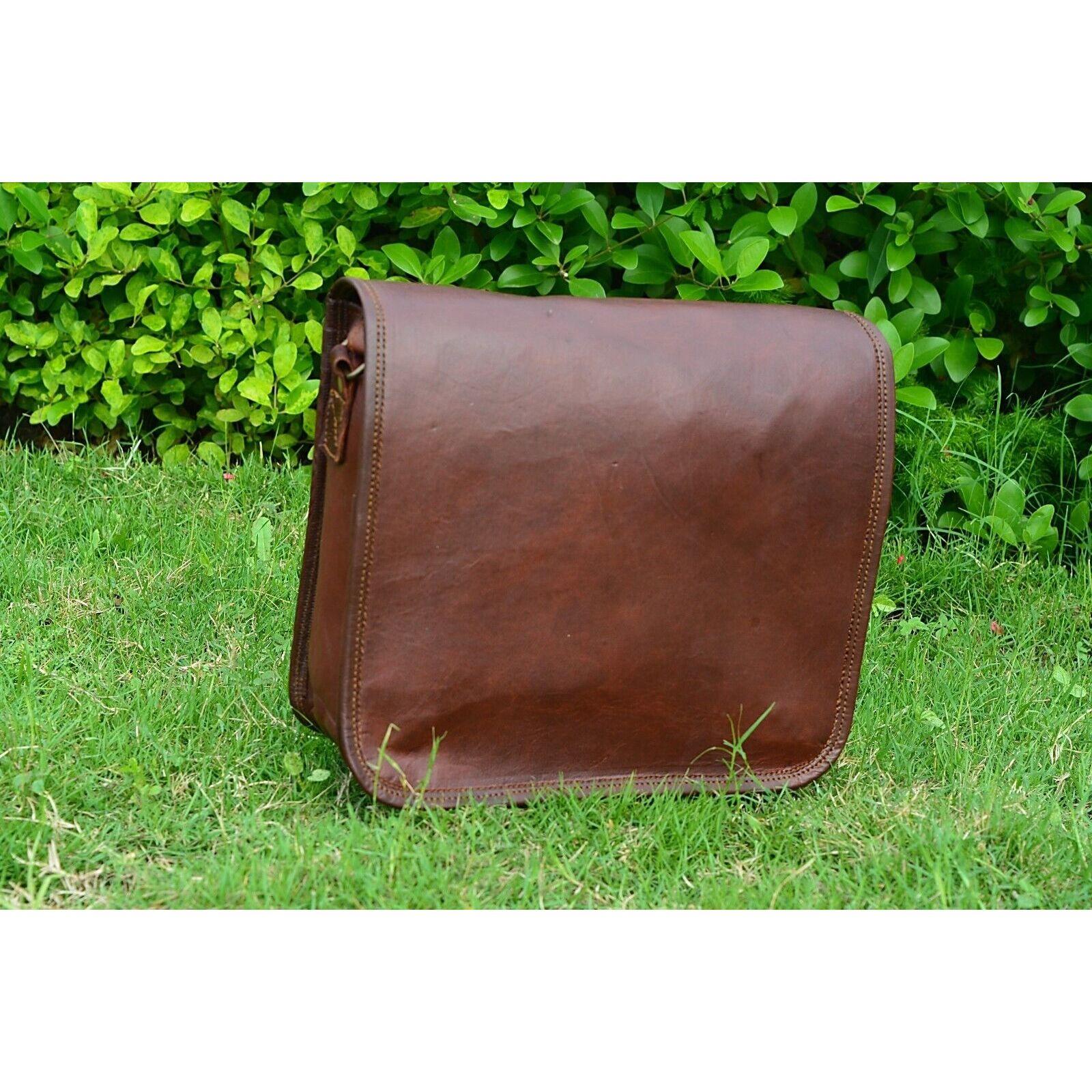 Messenger Crossbody I-pad Мужская повседневная сумка из натуральной козьей кожи с полным — фото 3