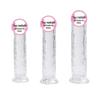 Crystal Clear Wearable Jelly Dildo for Women - Eggless Simulation Adult Pleasure Toy for Couples