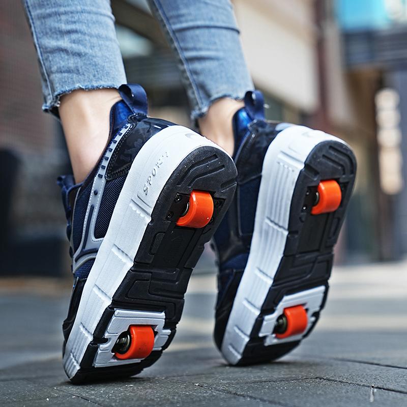 Zapatos de moda para niños, zapatos de polea Rampage, zapatos para papá, zapatos deportivos, zapatos de tablero, zapatos deportivos para niños al aire libre