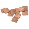 100pcs Heatsink 401w Mk Thermal Conductivity Burr Free Glossy Copper Material Small Heatsink for Laptop GPU CPU