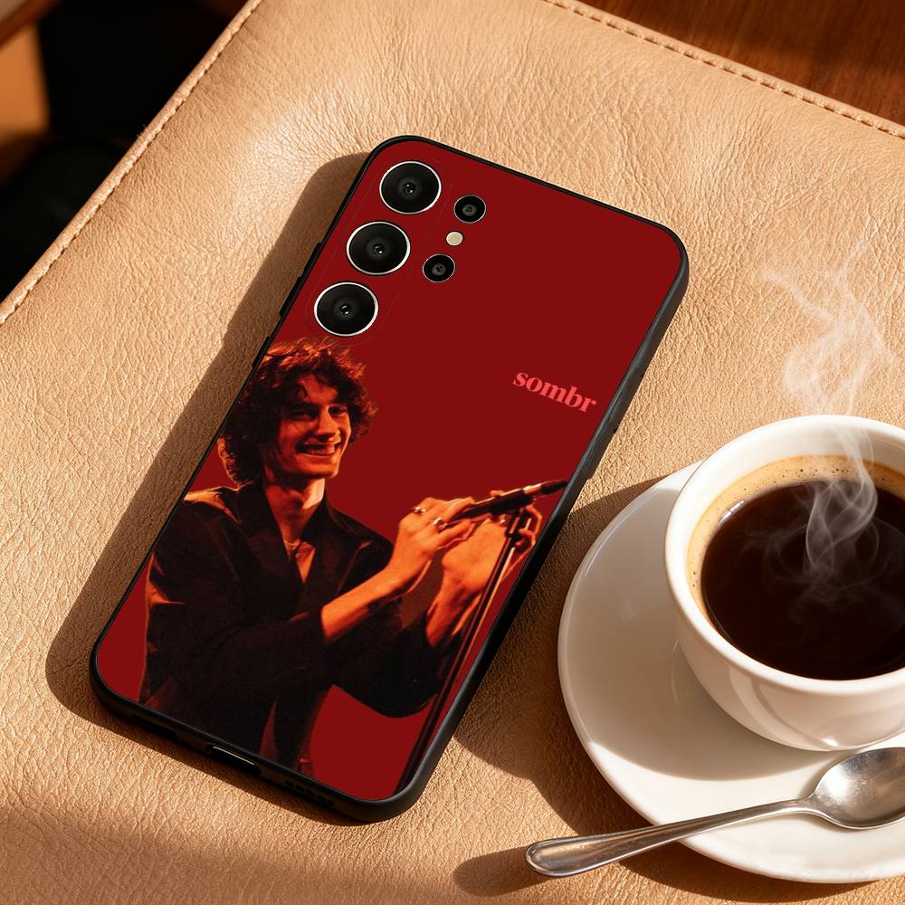 B-Back To F-Friends Vocal Sombr Phone Case For Samsung S26,S25,24,23,22,30,21,10,9,Ultra,Plus,Lite,Black Soft Case