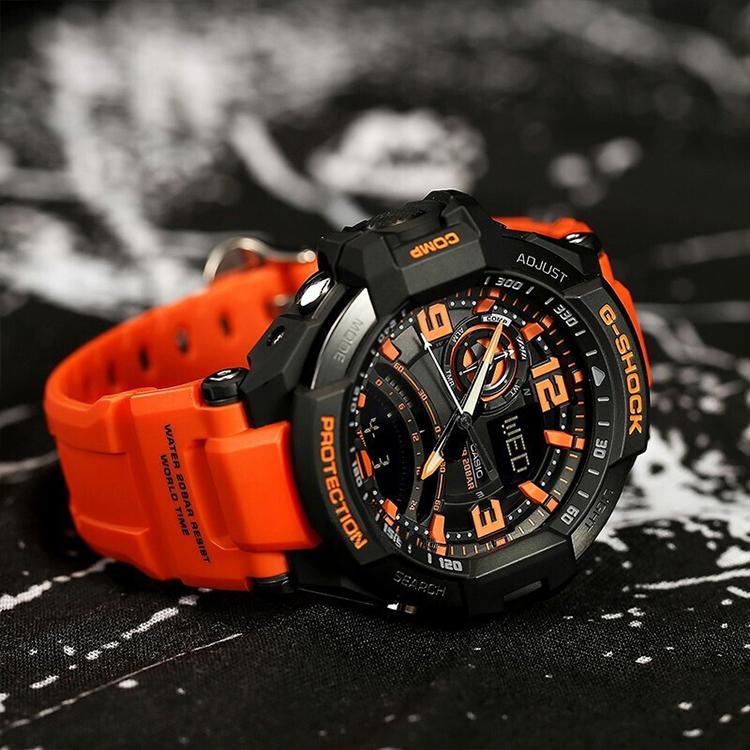 Casio Men MASTER OF G-AIR Series Black Watch GA-1000-4A GA-1000-4A