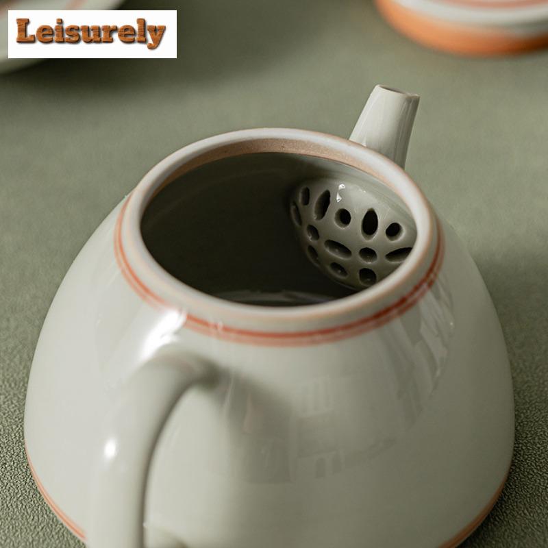 Beixi Tang Handmade Songyue Pot Tea Set Complete Set Ancient Tea Ceremony Set Teapot And Tea Cup Set Cup Saucer Kits Ornaments