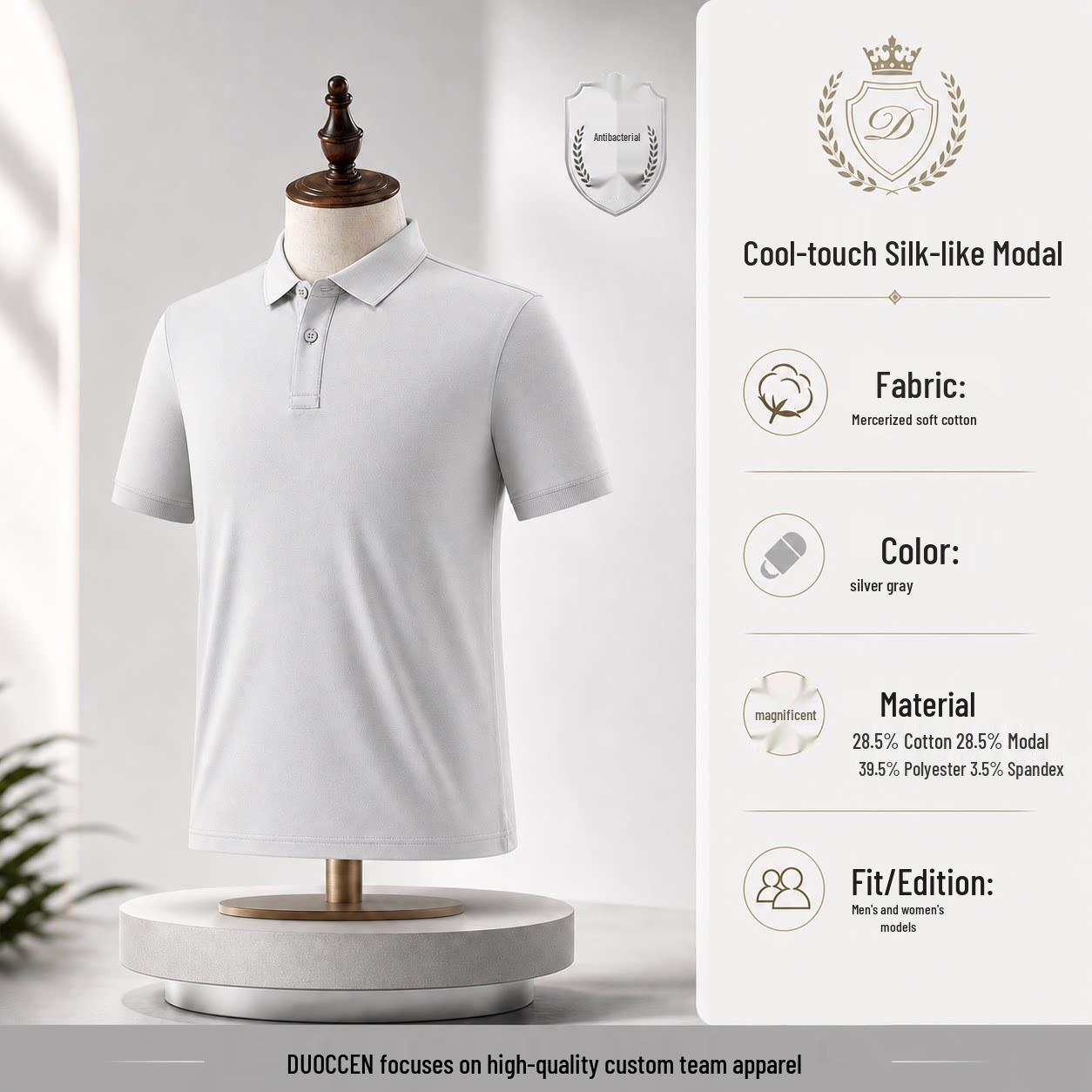 Custom Logo Summer Polo Shirt with Short Sleeves & Embroidery XXXL