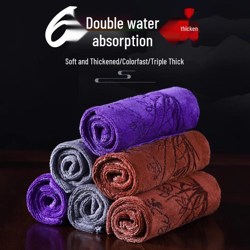 Premium Absorbent Tea Cloth: Thickened Zen Tea Mat & Table Accessory