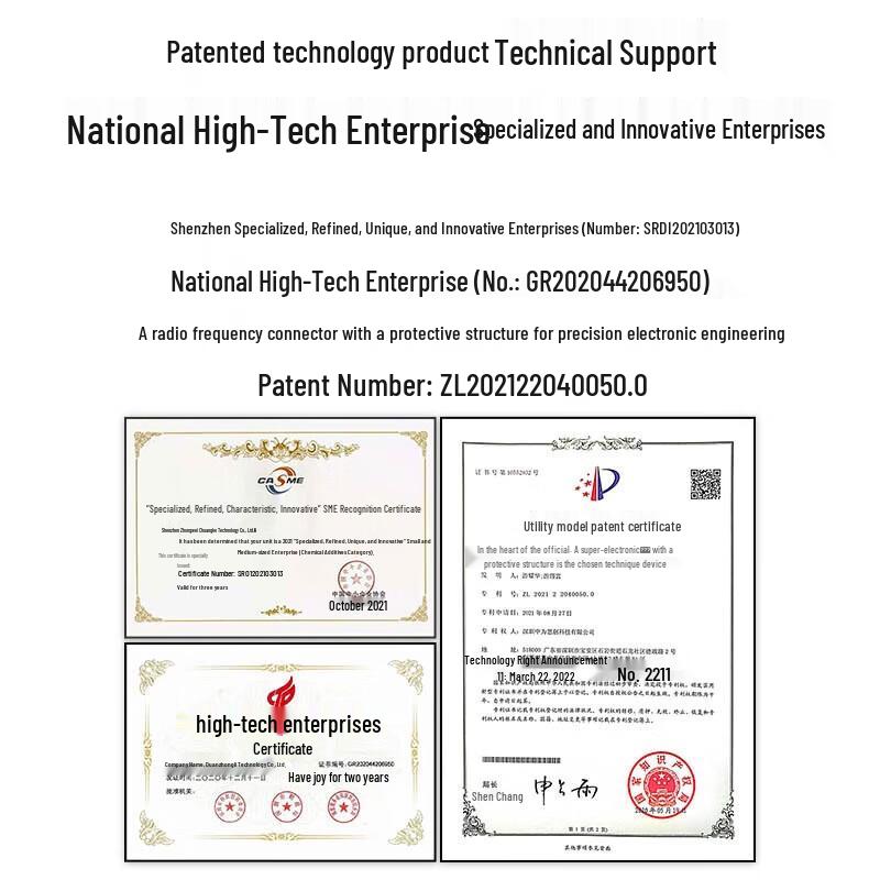 Boyang E1 DDF Coaxial Cable Connector