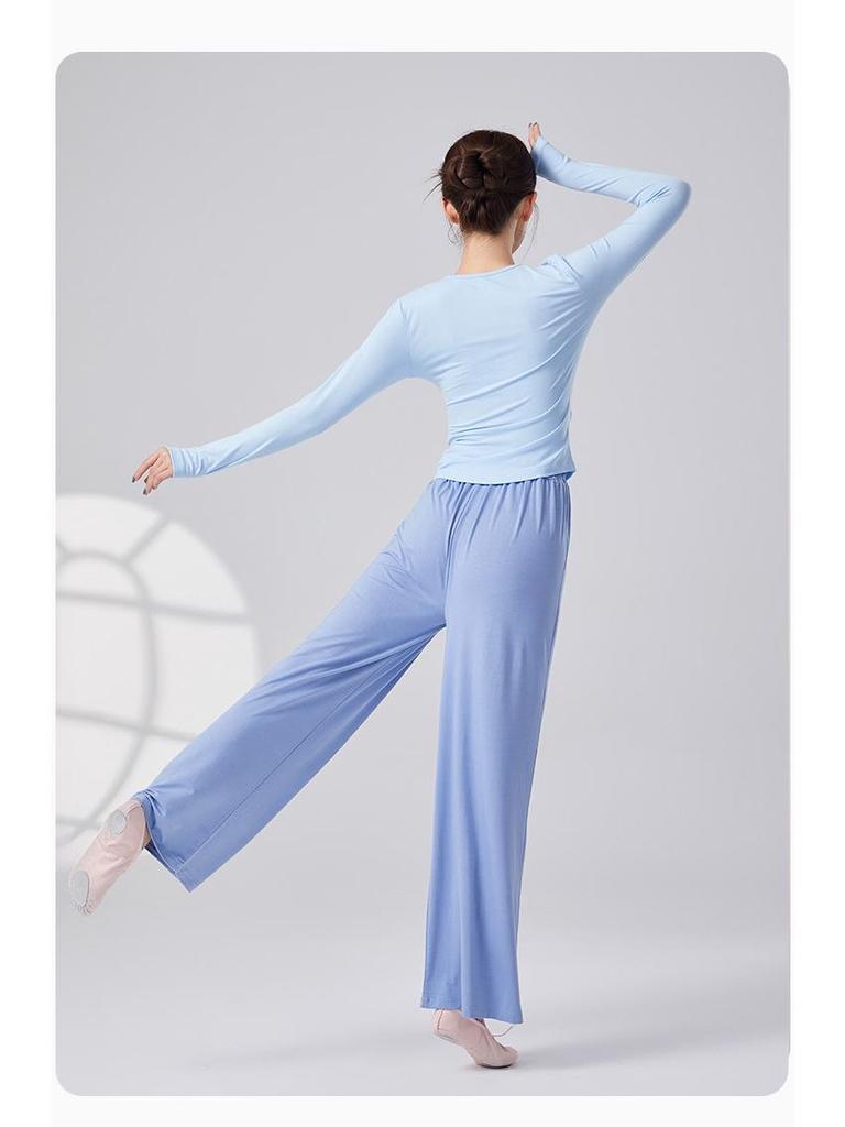 Women's Long Sleeve Modern Chinese Dance Costume Set