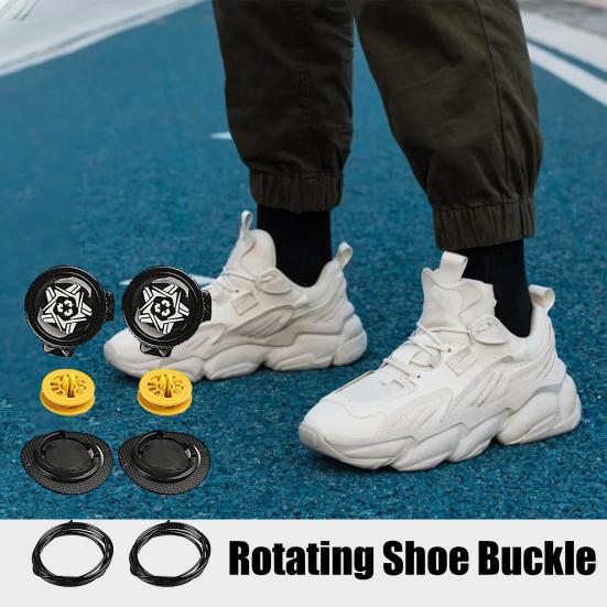 Automatic Buckle Rope Shoe Metal Wire Swivel Shoelaces Mini Size Lightweight Easy To Install Quick Lock Shoestrings Accessories