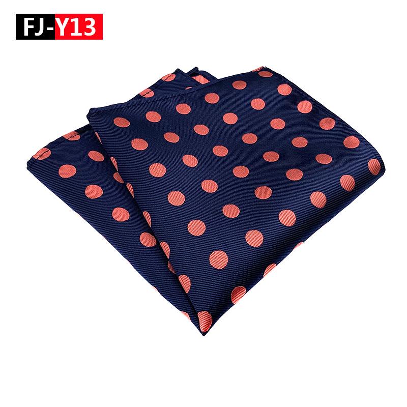 Мужской модный полосатый полиэстеровый нагрудный платок 2025 - Аксессуар для формального костюма